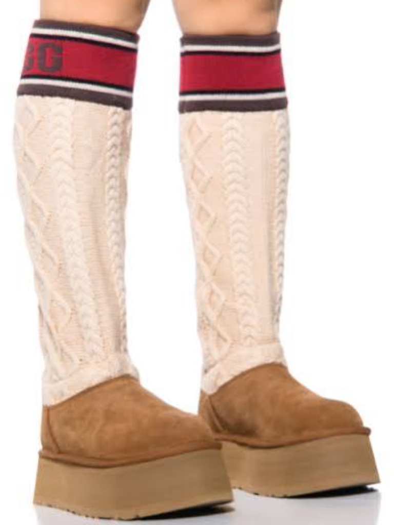 Ugg Classic Sweater Letter Tall Womens Boots